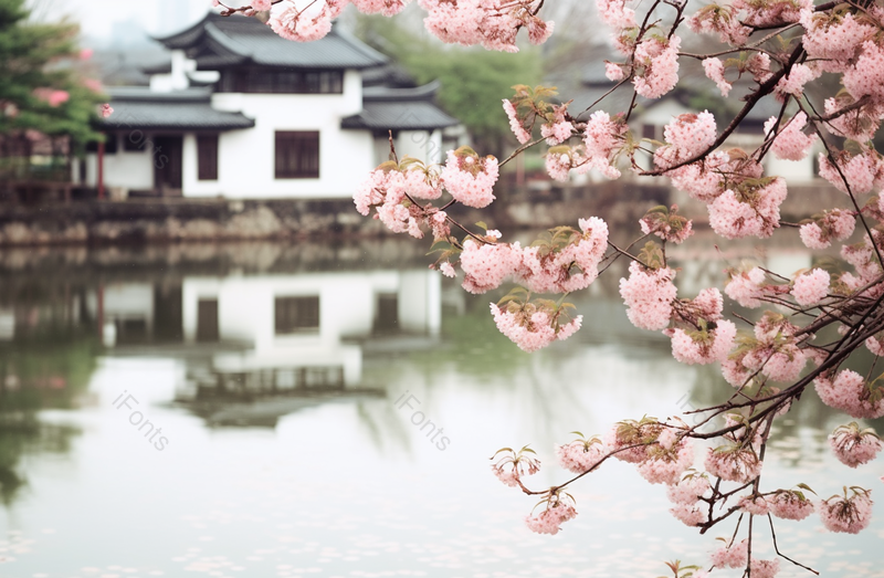 南京莫愁湖公园春天的植物海棠花,高清,摄影图,摄影图片,图片大全,摄影图免费下载